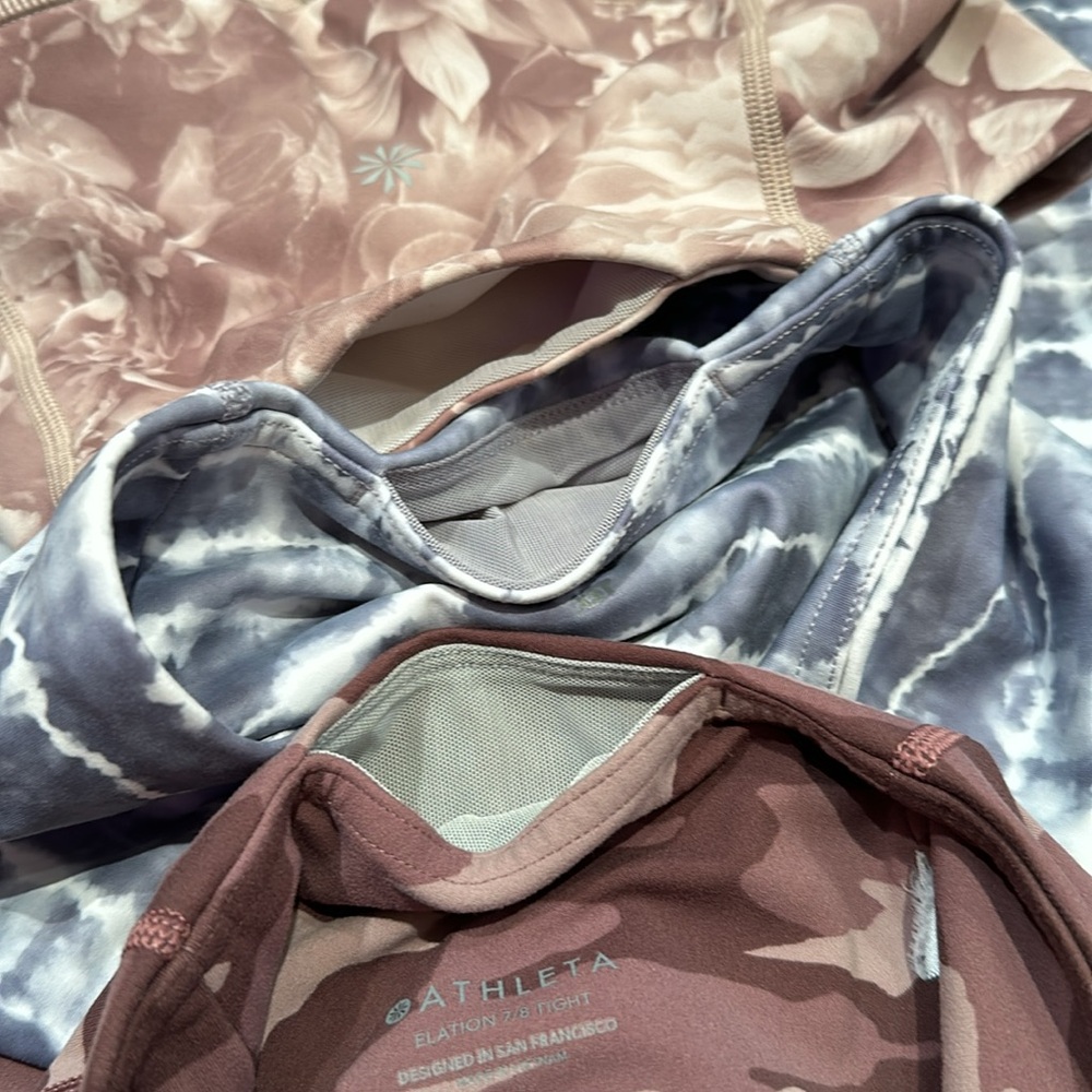 Athleta Bundle NWOT Elation xs-s